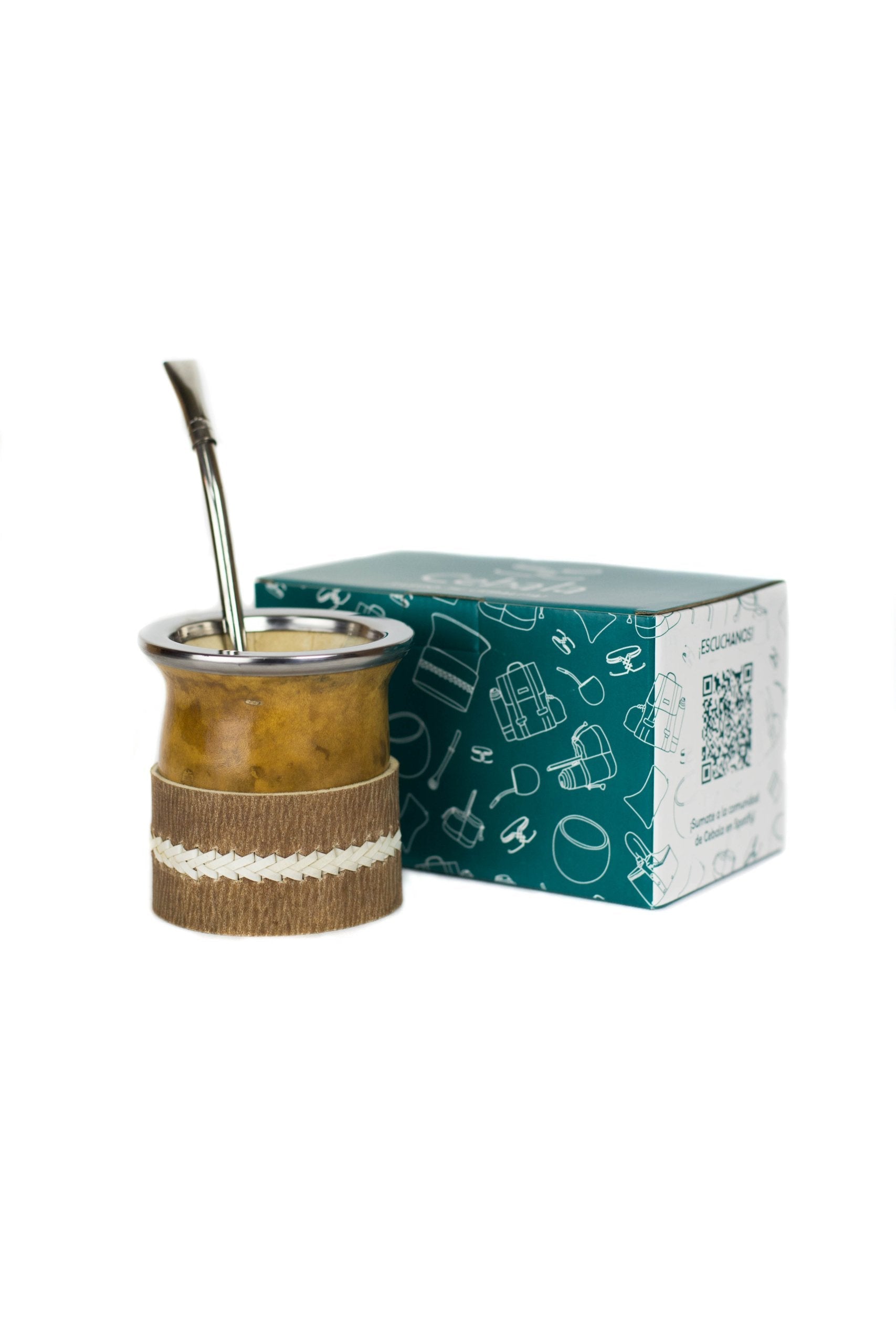 Mate Pulido Vuelo Inox, Bombilla Alpaca y Posa Mate