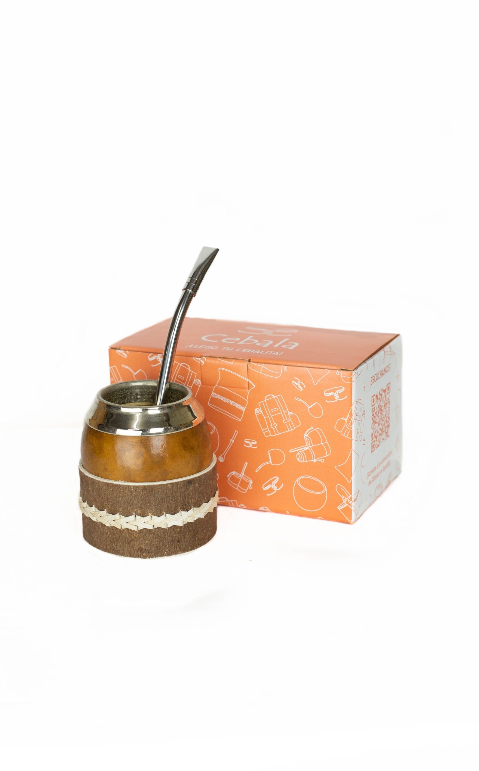 Mate Pulido Alpaca, Bombilla Alpaca y Posa Mate