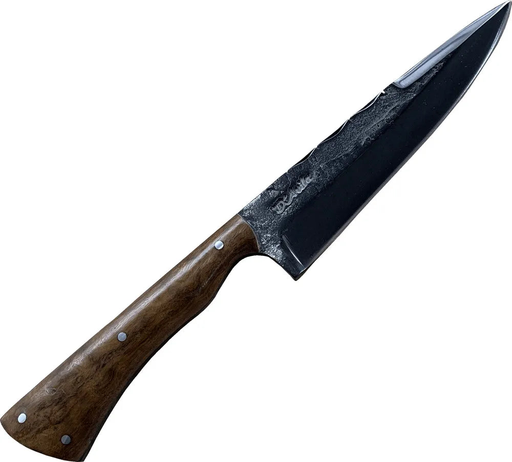 Cuchillo Gaucha D'Avila de 16cm en acero al carbono, mango de madera