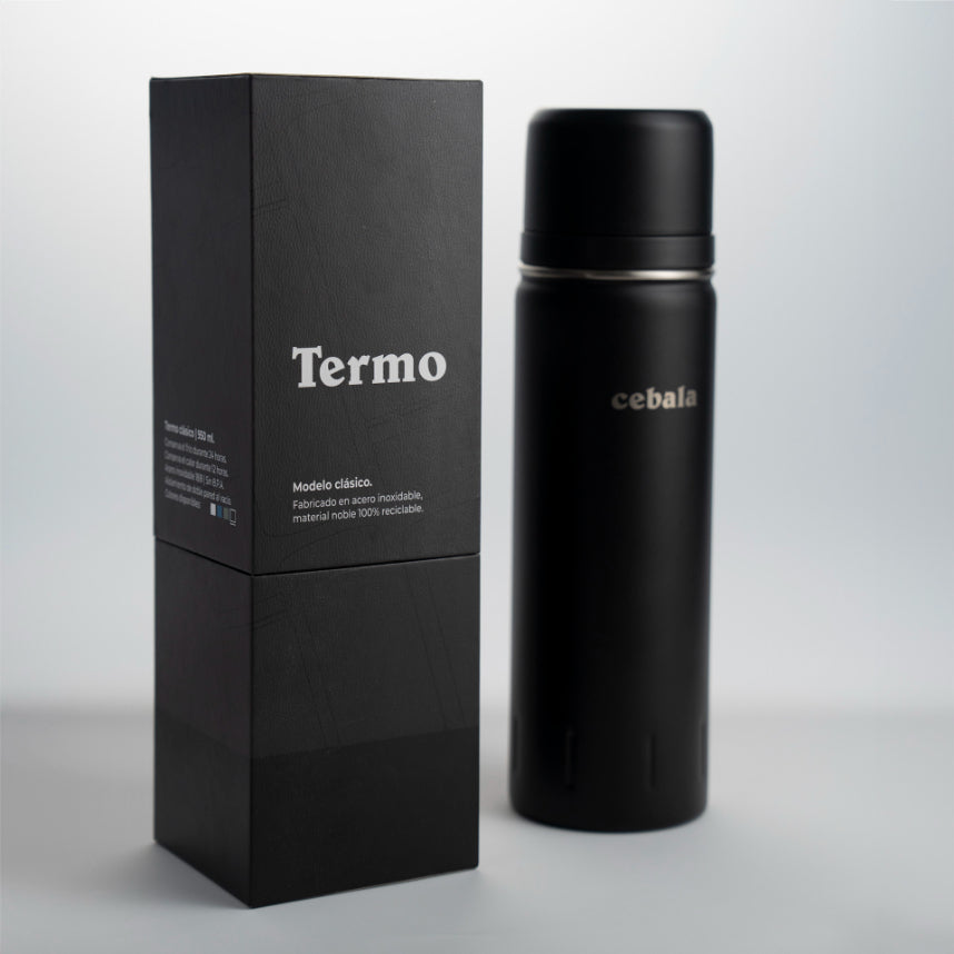 Combo Matero Regalo Empresarial –  Mate de Acero, Bombilla y Termo
